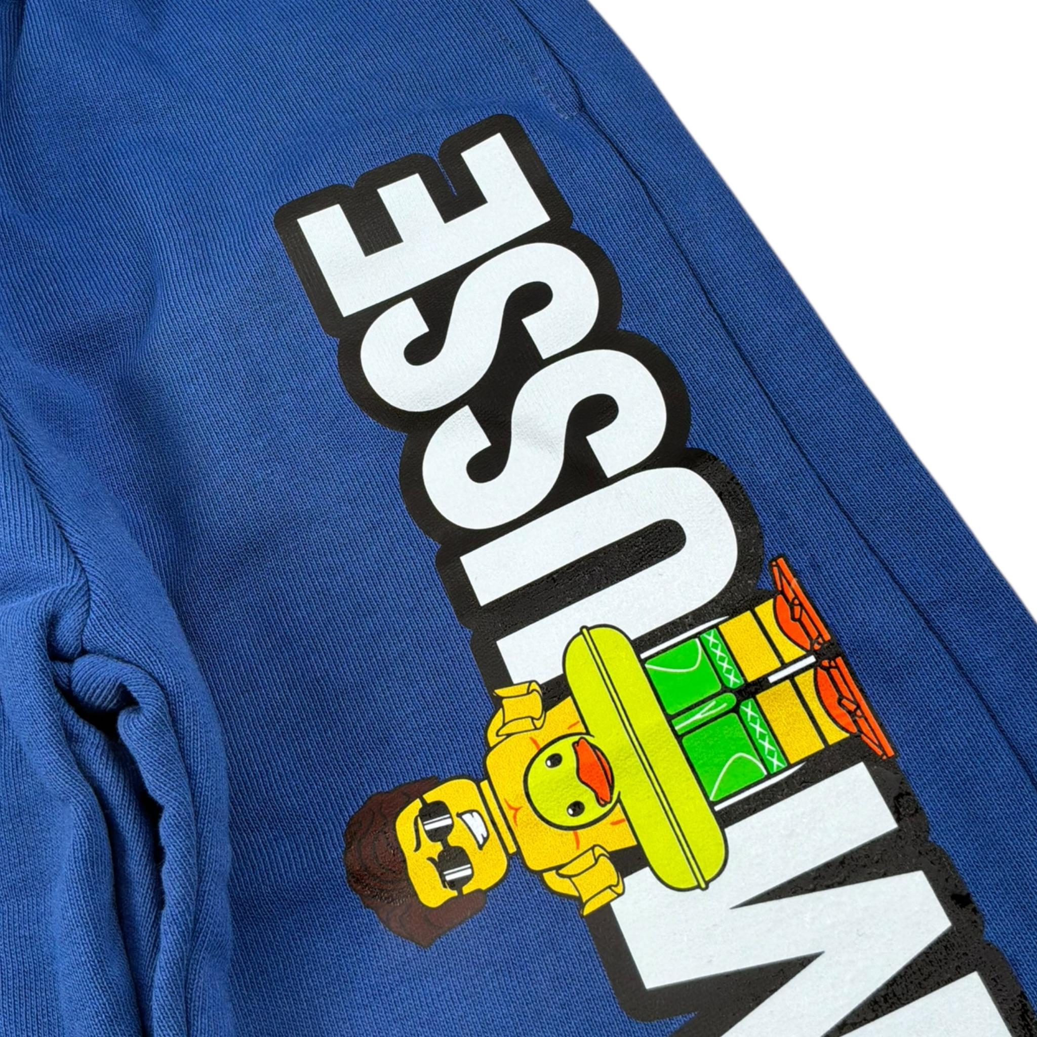 Mousse Pantalone Tinta Unita Modello Tuta per Neonato DINOBEACHHHN BLU MOUSSE 