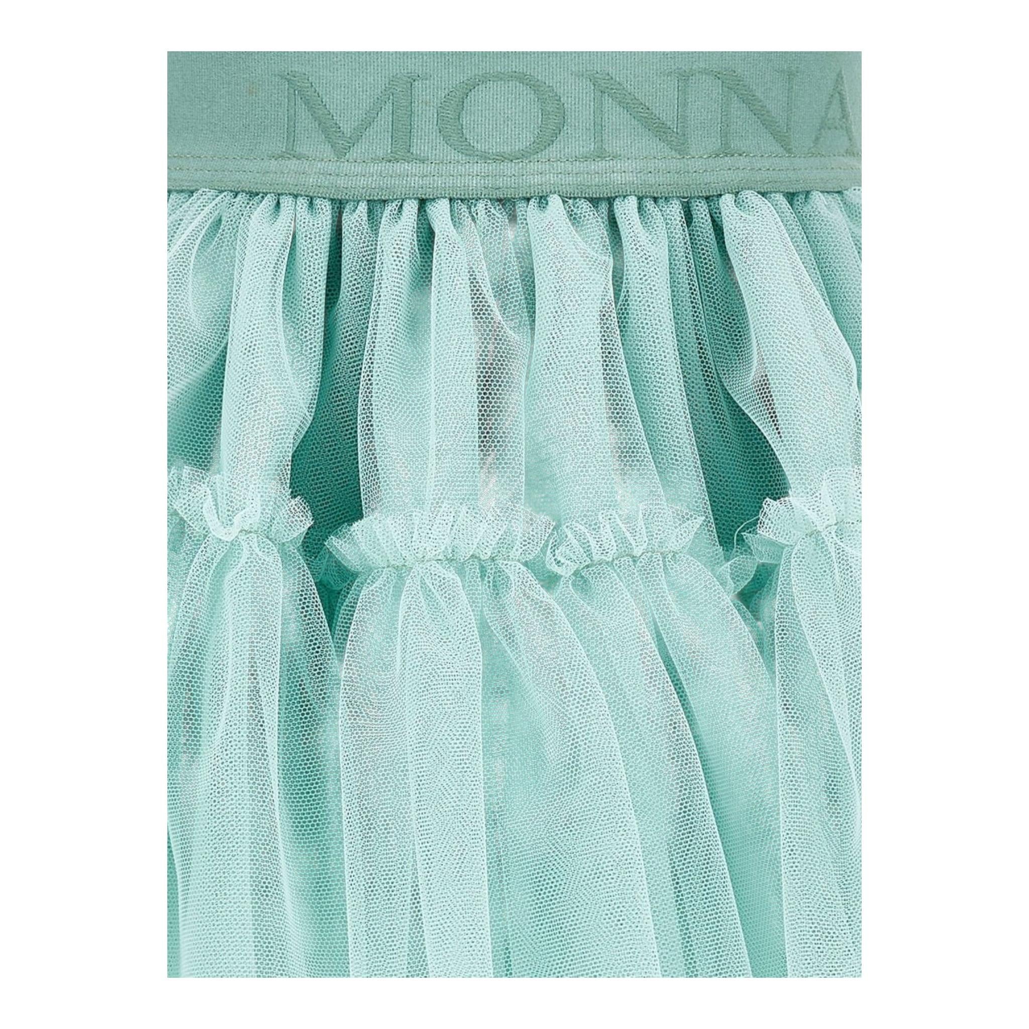 Monnalisa Gonna Tinta Unita In Tulle per Neonata 37EGON VERDE MONNALISA 