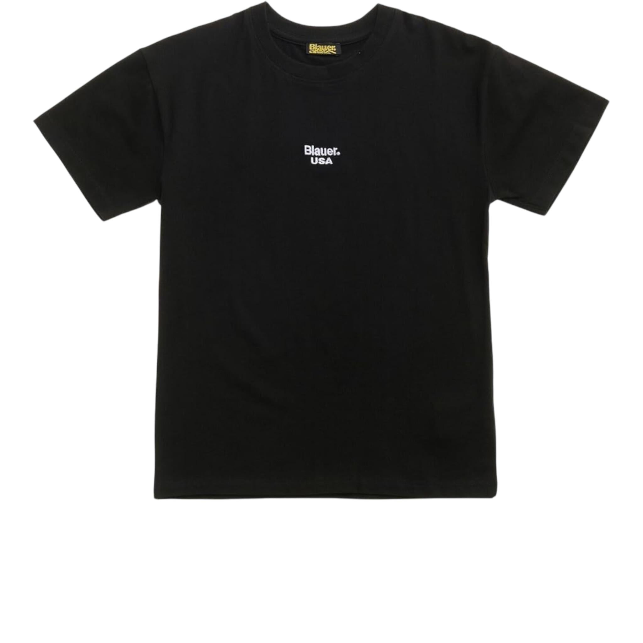 Blauer T-Shirt Tinta Unita con Stampa per Bambino 25SBLKH025555 NERO BLAUER 