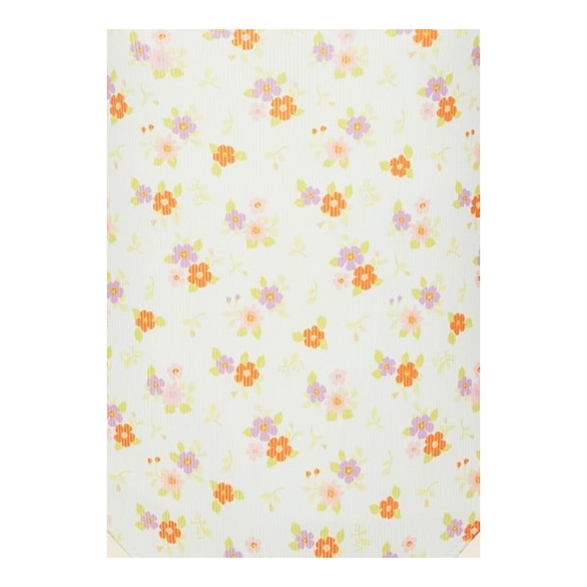 Mefui Costume Intero Tinta Unita con Fantasia per Bambina MJ250204X08 PANNA MEFUI 