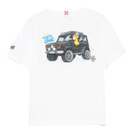 Saint Barth T-Shirt Girocollo Tinta Unita con Stampa per Bambino CPTGAN BIANCO SAINT BARTH 