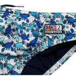 Saint Barth Costume Modello Slip Tinta Unita con Fantasia per Bambino GRANKY BIANCO SAINT BARTH 