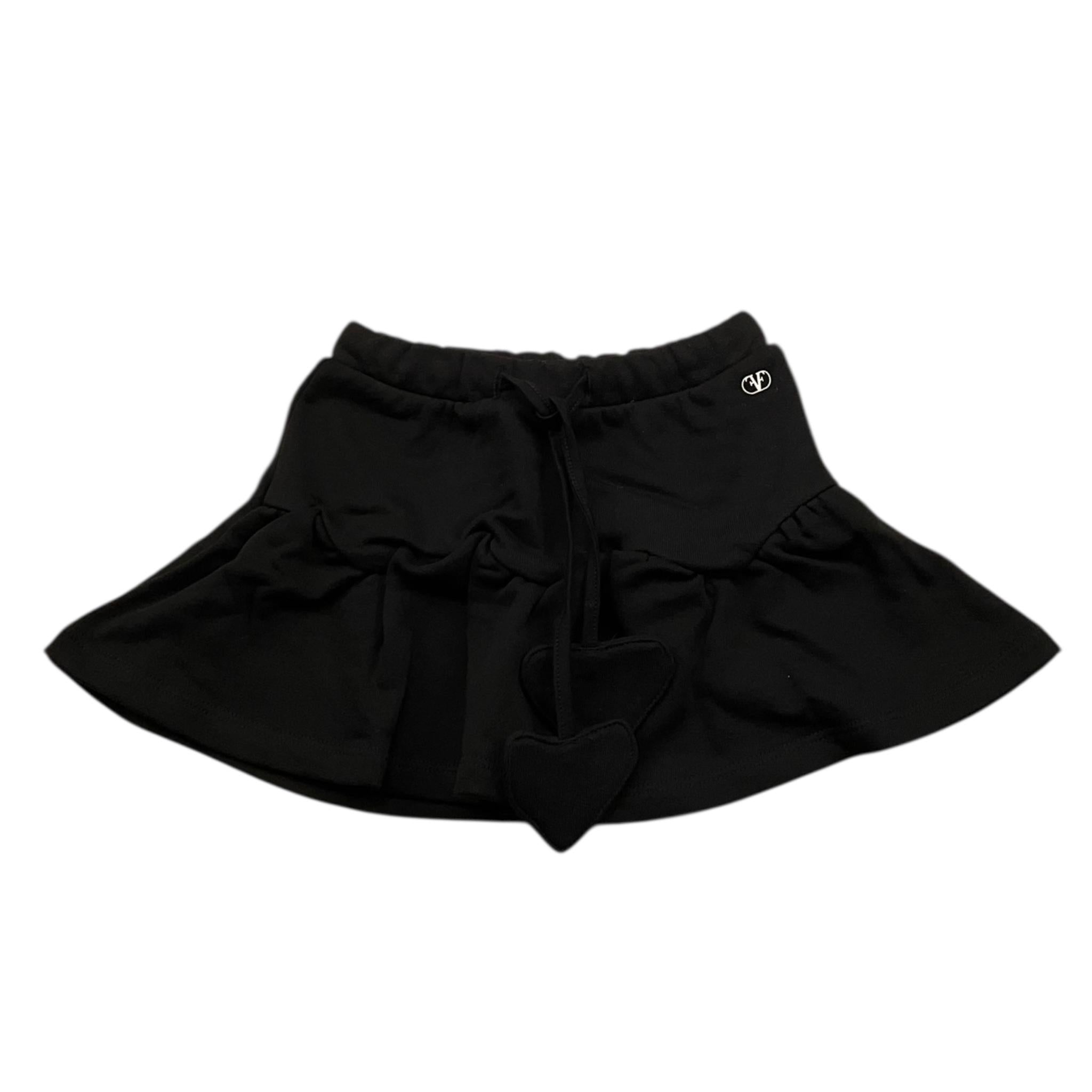 FUN & FUN gonna tinta unita con elastico in vita Nero per Bambina FBSK00215X NERO FUN & FUN 