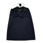 Twinset Abito Tinta Unita Giromanica con Colletto per Neonata 251GJ2QN0 NERO TWINSET 