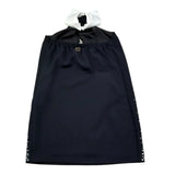 Twinset Abito Tinta Unita Giromanica con Colletto per Neonata 251GJ2QN0 NERO TWINSET 