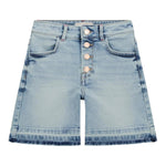 Guess Short In Denim Tinta Unita con Girovita Regolabile per Bambina J5GD03D5NK0 AZZURRO GUESS 