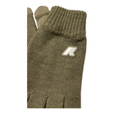 K-WAY guanti tinta unita con logo Verde per Bambino K61323W VERDE K-WAY 