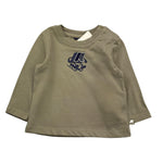 K-WAY shirt girocollo tinta unita con logo Verde per Neonato K8143CW VERDE K-WAY 