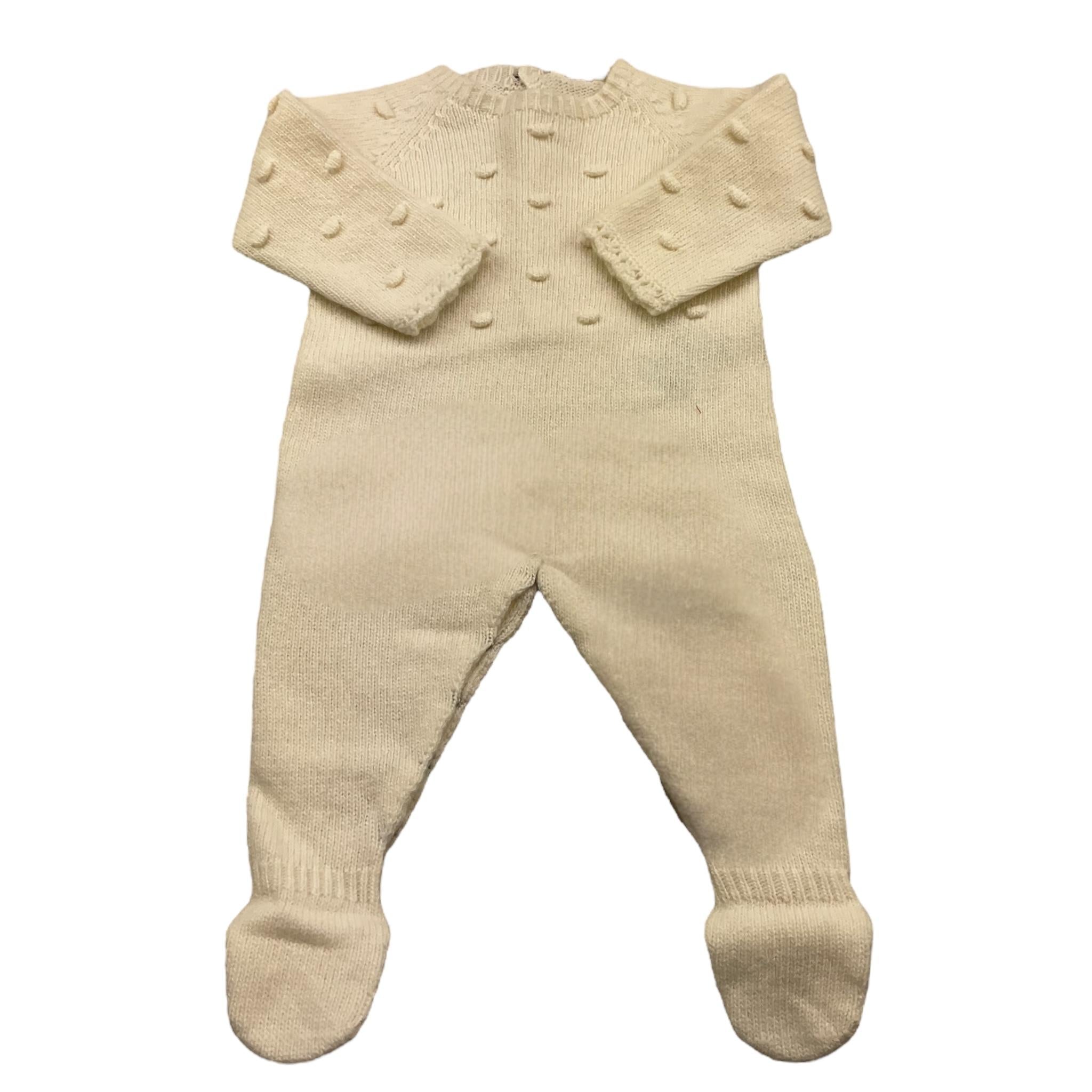 WEDOBLE tutina manica lunga tinta unita Panna per Neonato I2407346 PANNA WEDOBLE 