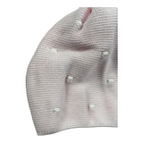 Marlu' Cappello Tinta Unita con Ricami per Neonata EC1871 ROSA MARLU' 