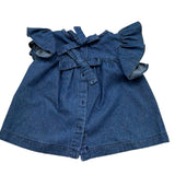 Le Bebe Camicia Giromanica Tinta Unita per Neonata LBG6424 BLU LE BEBE 