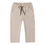 Sarabanda Pantalone tinta unita con Elastico In Vita Beige per Bambino 0B031J BEIGE SARABANDA 