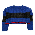 VICOLO maglia tinta unita girocollo Blu per Bambina 3141WY00095X BLU VICOLO 