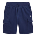 Ralph Lauren Bermuda Tuta Tinta Unita con Logo per Bambino 322958158002 BLU RALPH LAUREN 