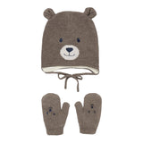 MAYORAL set cappello tinta unita-guanti Fango per Bambino 10772 FANGO MAYORAL 
