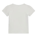 Guess T-Shirt Girocollo Tinta Unita con Logo per Neonata A5RI03K6YW4 BIANCO GUESS 