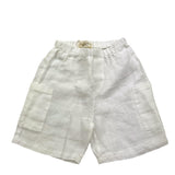 Babe & Tess Short Tinta Unita con Elastico In Vita per Bambina 24518180 BIANCO BABE & TESS 