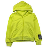 JOHN RICHMOND felpa con zip e cappuccio tinta unita Verde per Bambino RBA25212FE VERDE JOHN RICHMOND 