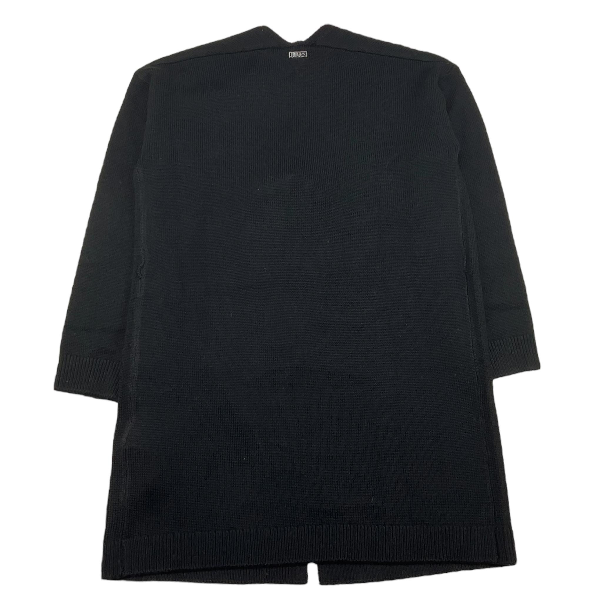 MOSCHINO cardigan tinta unita con fascia Nero per Bambina GF4109 NERO MOSCHINO 