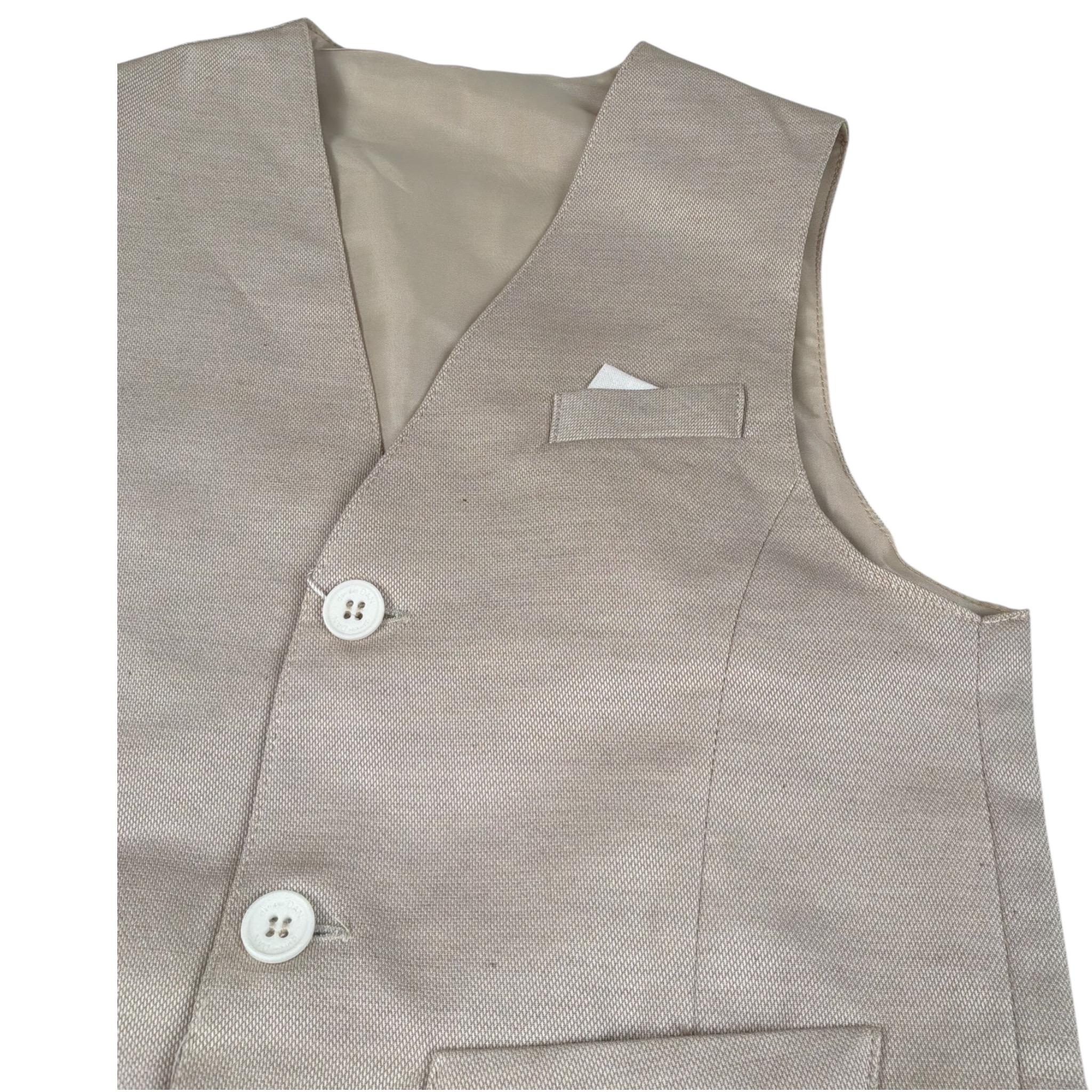 New Gereration Completo 2 Pezzi Gilet-Pantalone Beige per Neonato 42631N BEIGE NEW GERERATION 