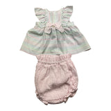Barcellino Completo 2 Pezzi Camicia-Culotte  Multicolor Per Neonata