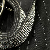 TO be too tutina tinta unita con fantasia a righe e cintura Nero per Bambina TBT2518 NERO TO be too 