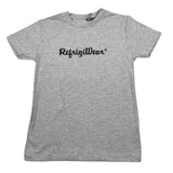 Refrigiwear T-Shirt Girocollo Tinta Unita Constampa per Bambino RW376 GRIGIO REFRIGIWEAR 