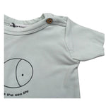 Bamboom+Babies T-Shirt Girocollo Tinta Unita con Logo per Neonato 824 VERDE ACQUA BAMBOOM+BABIES 