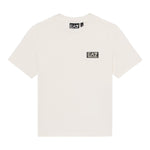 Emporio Armani T-Shirt Girocollo Tinta Unita con Logo per Bambino 7B000093 BIANCO EMPORIO ARMANI 