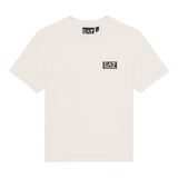 Emporio Armani T-Shirt Girocollo Tinta Unita con Logo per Bambino 7B000093 BIANCO EMPORIO ARMANI 