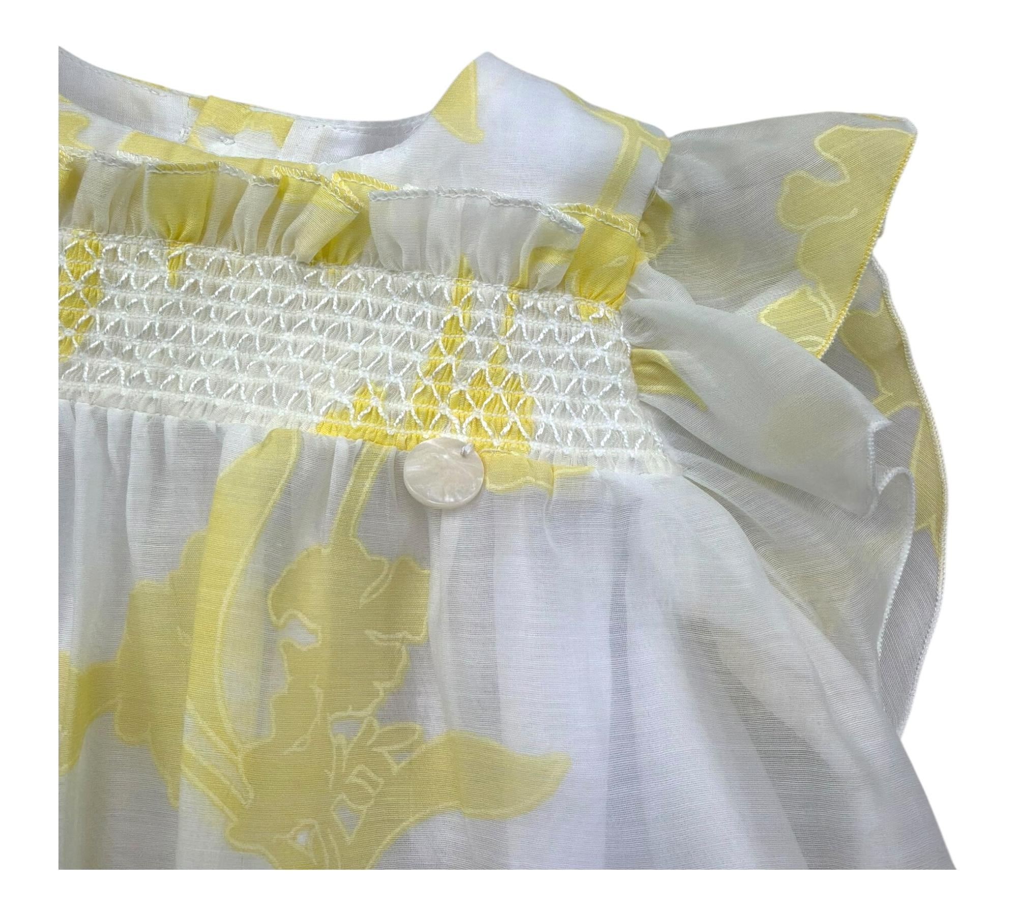 Le Bebe Camicia Giromanica Tinta Unita Stampa Fantasia per Neonata LBG6365 BIANCO LE BEBE 