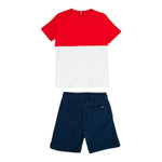 Tommy Hilfiger Completo 2 Pezzi T-Shirt-Bermuda per Bambino KB0KB09620 MULTICOLOR TOMMY HILFIGER 