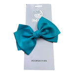 Abel & Lula Fermaglio Tinta Unita Fiocco per Bambina 5440 TURCHESE ABEL & LULA 