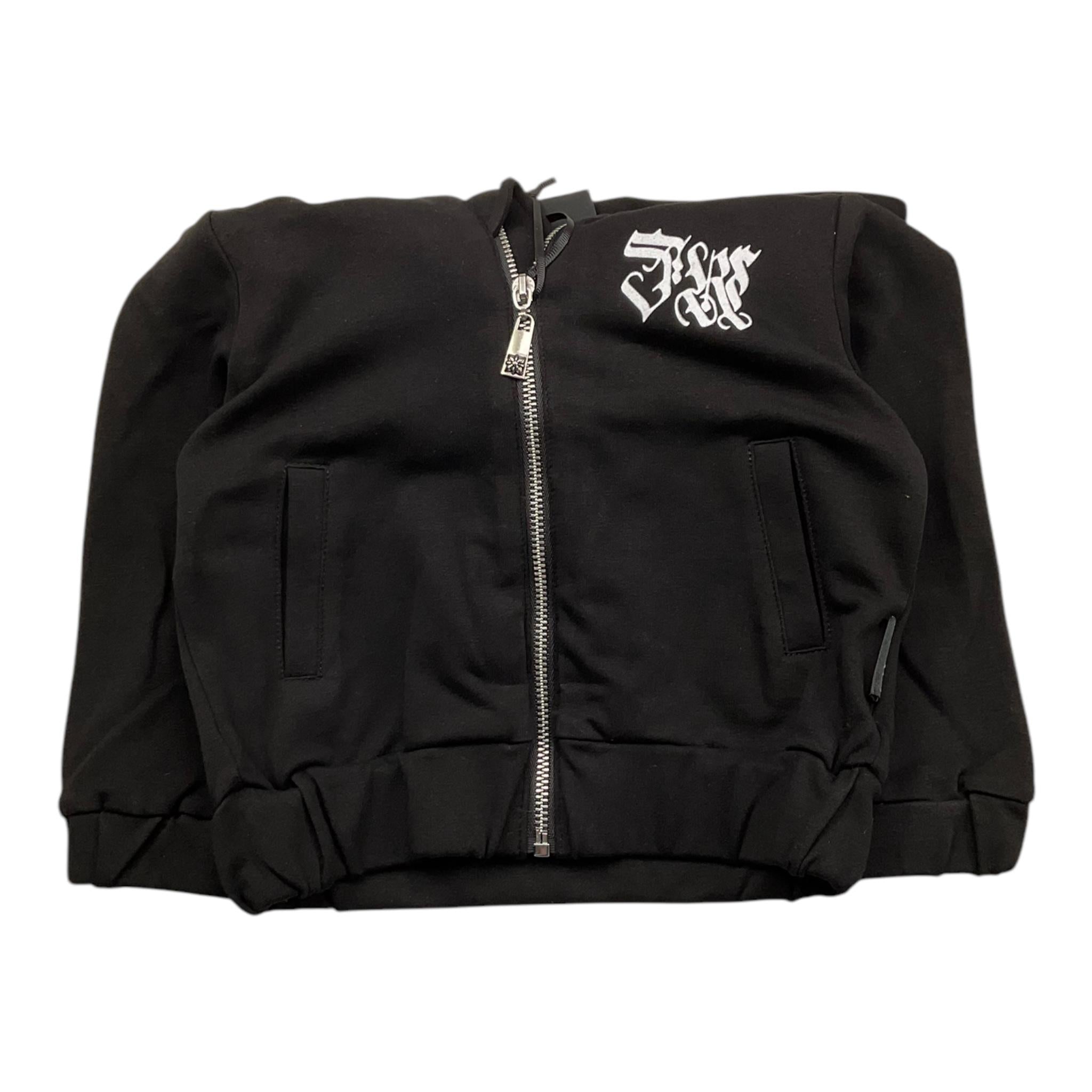 JOHN RICHMOND felpa tinta unita con zip e cappuccio Nero per Neonato RIA25100FE NERO JOHN RICHMOND 