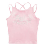 Juicy Couture Completo 2 Pezzi Canotta-Shorts Bicolore per Bambina JBX6509X ROSA JUICY COUTURE 