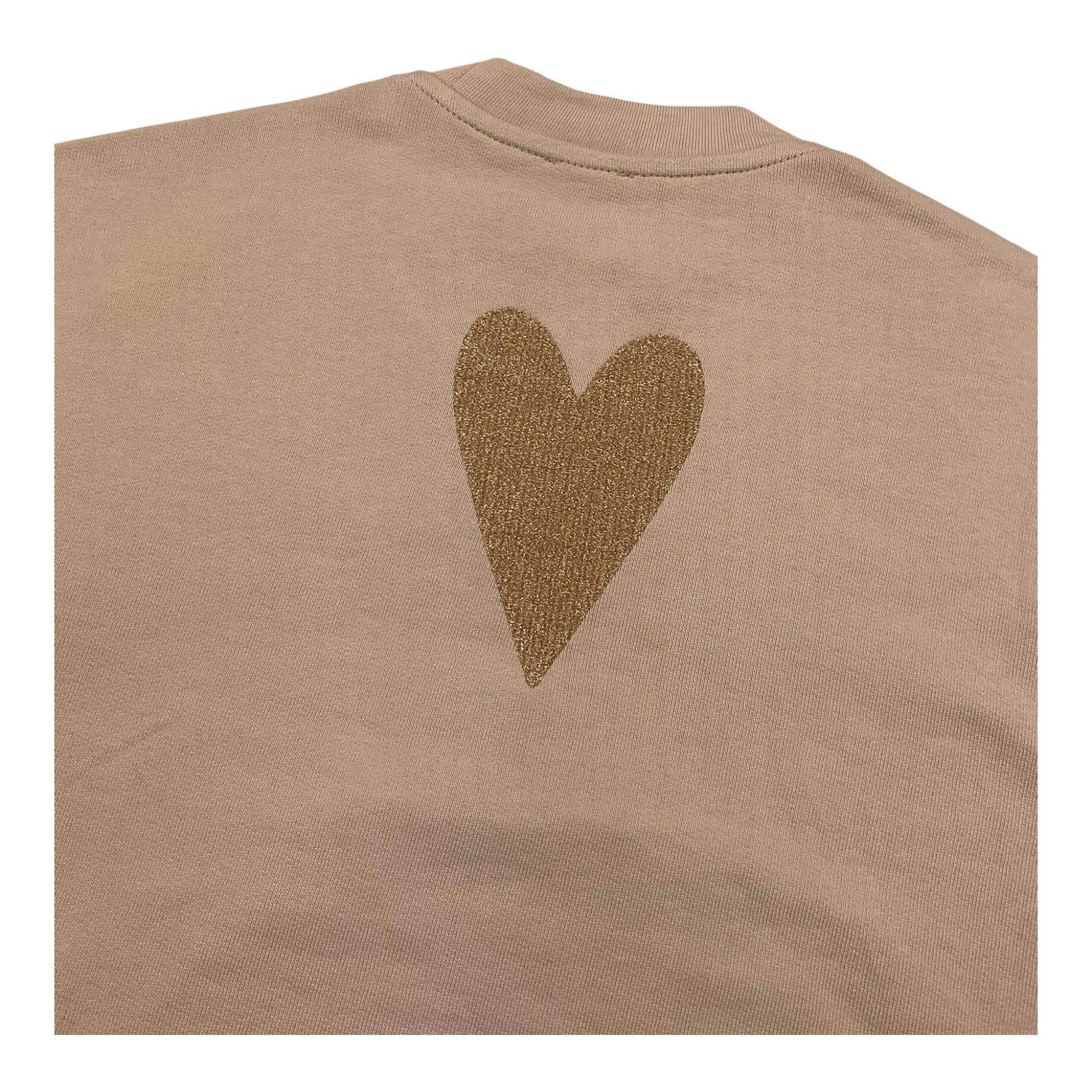 completo 2 pezzi felpa-pantalone tinta unita ZW4A30 BEIGE CAFFE' D'ORZO 