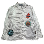 Just Cavalli Completo 2 Pezzi Camicia-Pantalone Modello Palazzo con Elastico In Vita per Bambina JGP26146CE BEIGE JUST CAVALLI 