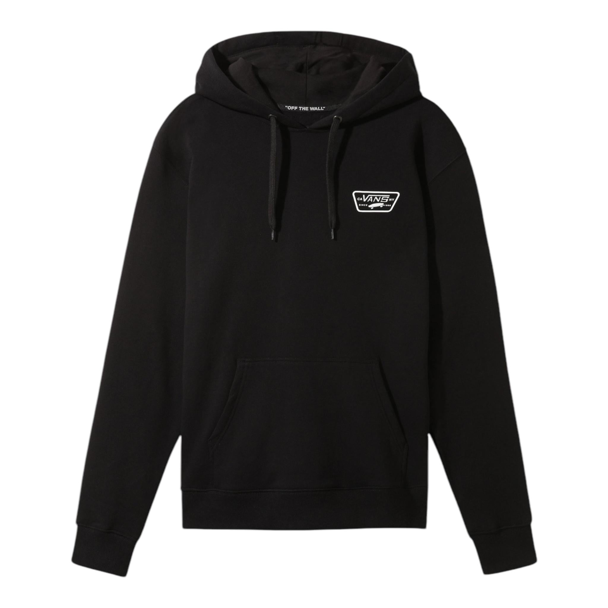 VANS felpa chiusa con cappuccio e stampa logo Nero per Bambino VN000JBEBLK1 NERO VANS 