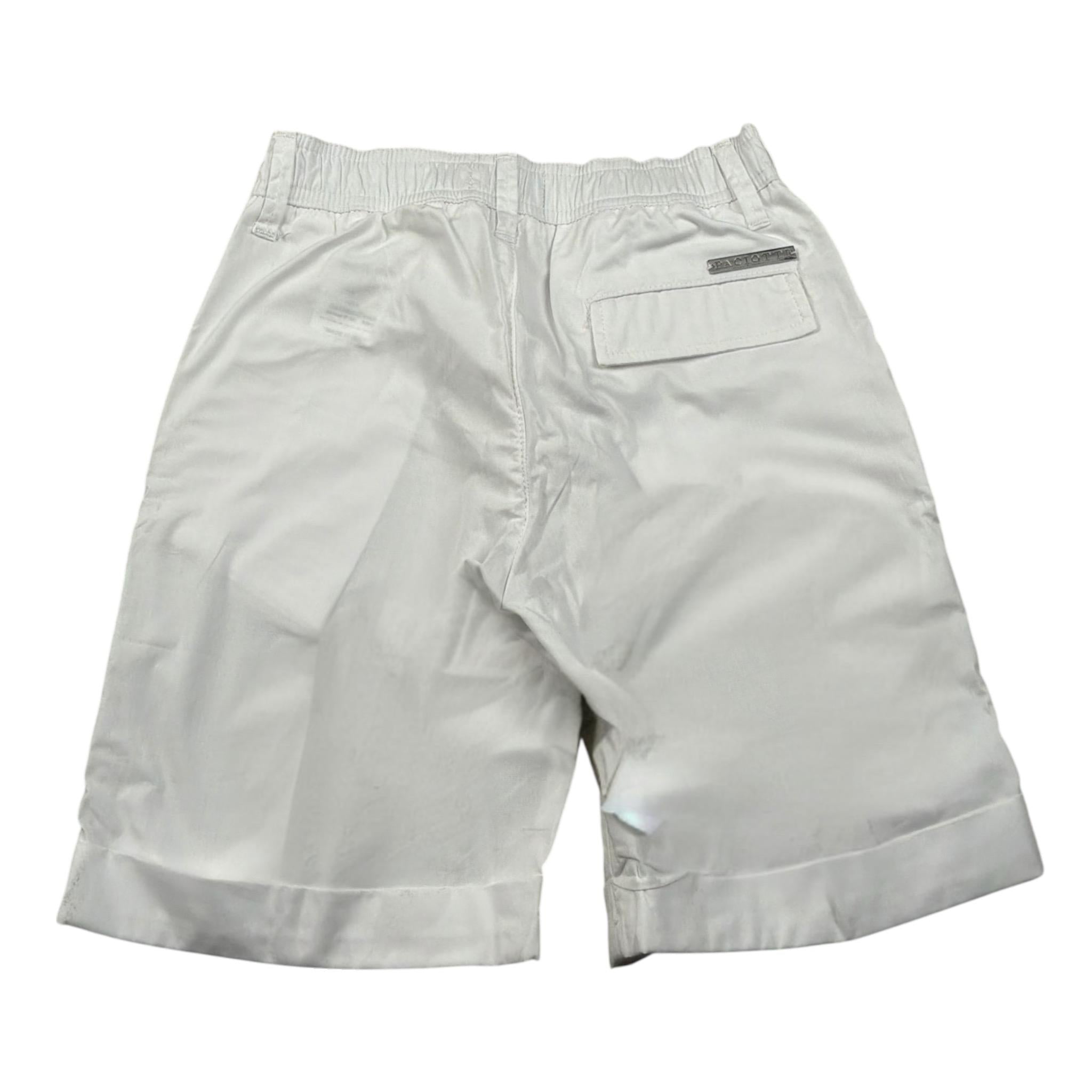 Cesare Paciotti Bermuda tinta unita con Elastico In Vita Bianco per Bambino BMP5163JX BIANCO CESARE PACIOTTI 