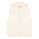 Eleventy Giubbino Tinta Unita Modello Smanicato con Bottoni per Bambino EW2P72 PANNA ELEVENTY 