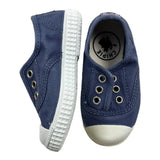 Chipie Sneakers Einfarbig mit Kontrastsohle Blau für Neugeborene