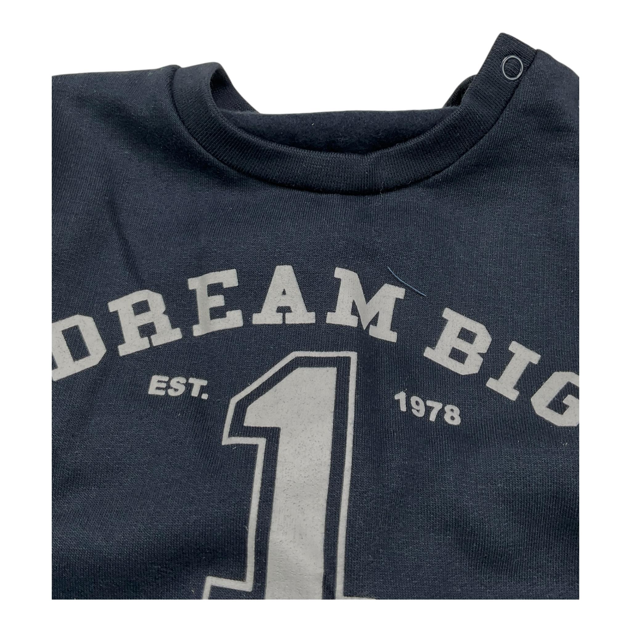 LOSAN completo 2 pezzi felpa-pantalone tintau nita Blu per Neonato LBBAP0601 BLU LOSAN 