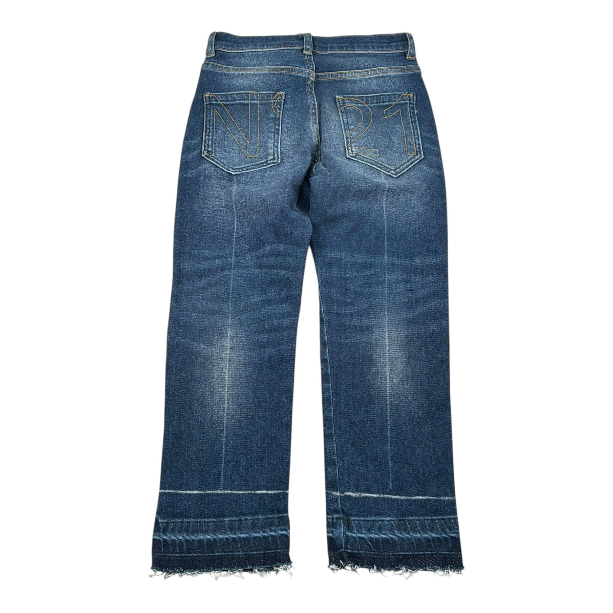 N°21 Jeans Tinta Unita con Girovita Regolabile per Bambino N2101I BLU N°21 