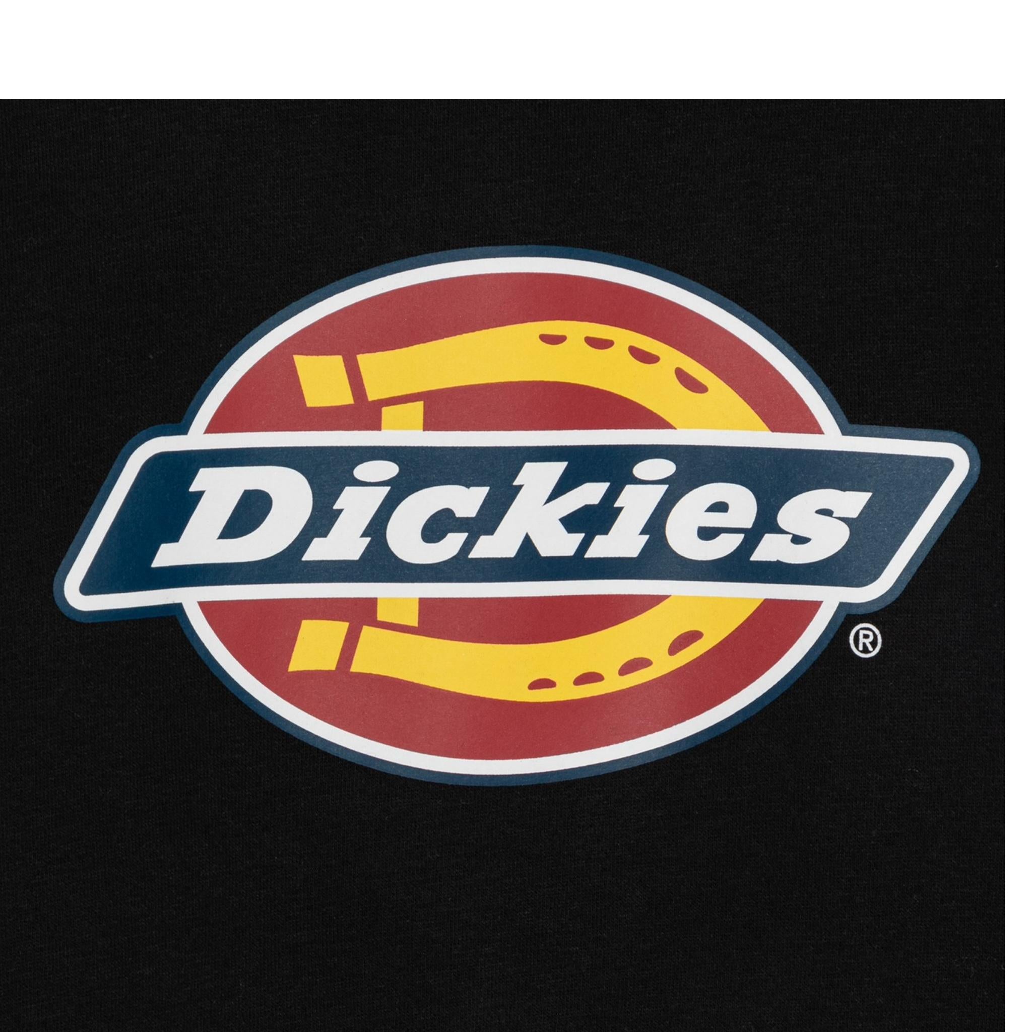 DICKIES felpa tinta unita con cappuccio e logo Nero per Bambino DK0KWR27KBK1 NERO DICKIES 