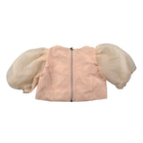 Miss Grant Camicia Mezza Manica Tinta Unita per Neonata MG1334 PESCA MISS GRANT 