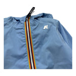 K-Way Giubbino Tinta Unita con Zip E Cappuccio per Neonato K4136IW AZZURRO K-WAY 