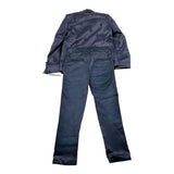Shako' Completo 4 Pezzi Camicia-Giacca-Pantalone-Papillon Blu Per Bambino