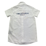 Trussardi Camicia Mezza Manica Tinta Unita con Taschino per Bambino TBP26007CA BIANCO TRUSSARDI 