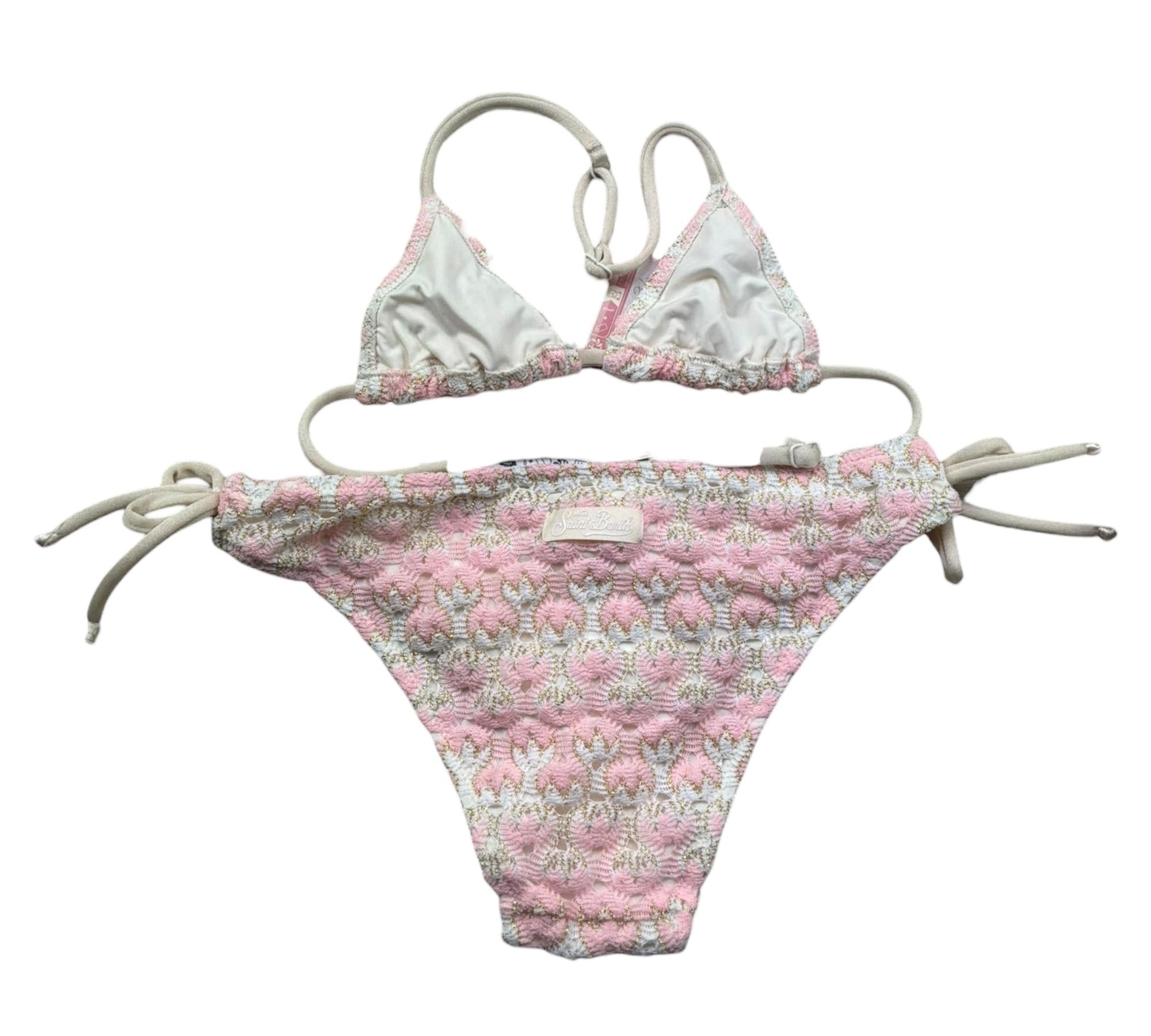 Saint Barth Costume 2 Pezzi Triangolo-Mutandina per Bambina RACHEL ROSA SAINT BARTH 