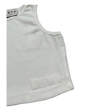 Dusty Color Top Giromanica Tinta Unita per Bambina DJWS5010CN BIANCO DUSTY COLOR 